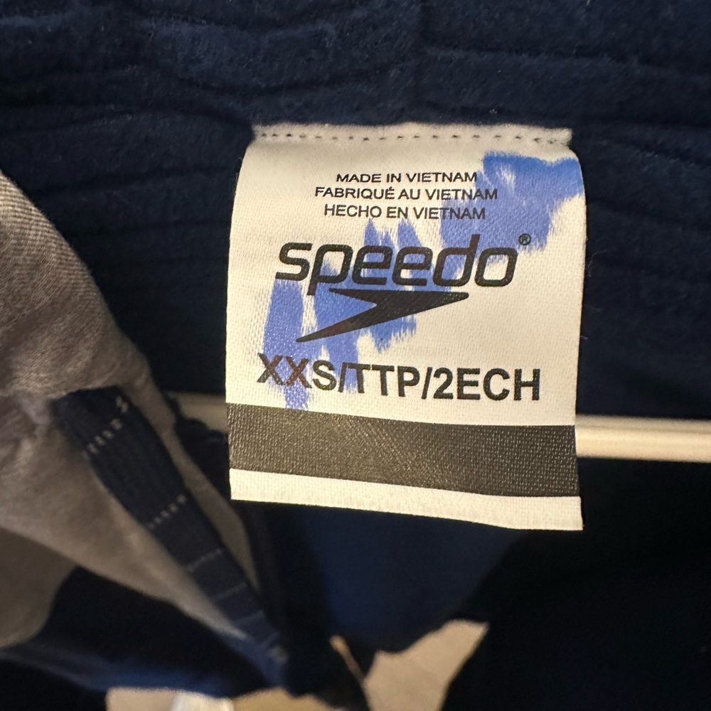Speedo Blue and Gray Swim Parka - Picture 4 of 4